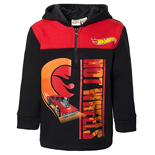 Hot Wheels Half Zip Hoodie Toddler to Big Kid