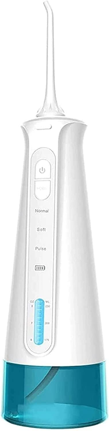 JYYBN Tooth Cleaner Water Dental Flosser Cordless 3 Modes Rechargeable Waterproof Flosser Water Floss with 2 Minutes Smart
