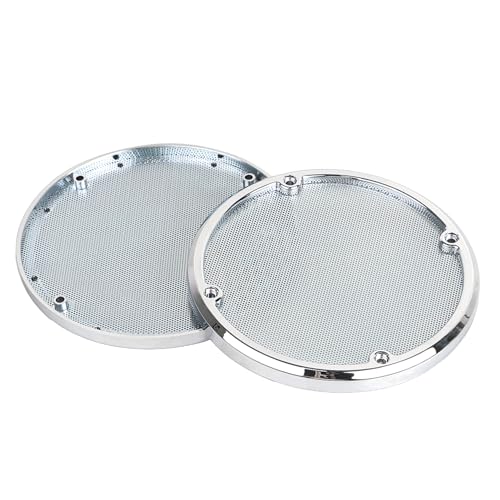 Image of Chrome Rear Speaker Grills Mesh Cover fit for Harley Electra Glide Ultra Classic Ultra Limited Tri Glide Ultra FLHTCU 2014-2023