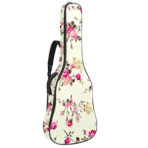 Étui rembourré pour guitare acoustique classique Motif papillons dorés sur fond noir, Multicolore 07, 42.9×16.9×4.7 in… - Les Beatles, Paul McCartney, John Lennon, RIngo Starr, George Harrison Étui rembourré pour guitare acoustique classique Motif papillons dorés sur fond noir, Multicolore 07, 42.9x16.9x4.7 in…