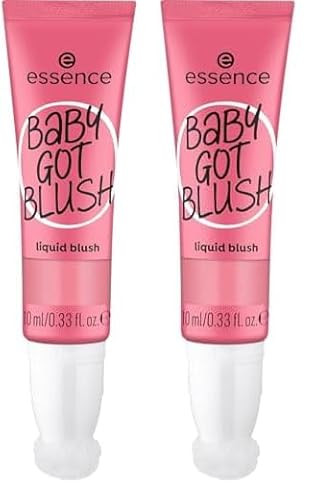 essence Baby Got Bluh Blush Blush Blush N°10 Rose Résultat express Séchage rapide Naturel, végétalien, sans huile, sans paraben, sans particules de microplastique, 2 paquet (10 ml)