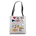 I love Dominican Republic. Hand drawn Landmarks, flag, map Tote Bag