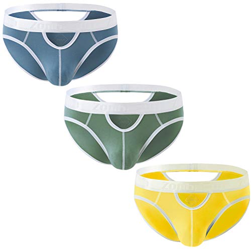 Sexy Herren-Slip, mit Aussparungen, aus Bambus, niedrige Taille, bequem, Größe S / M / L / XL / 2XL - - X-Large Cover