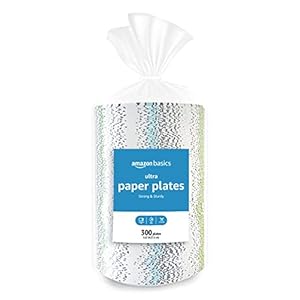Amazon Basics Ultra Paper Plates, 6...