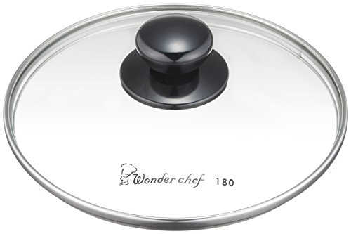 Wonder Chef Tempered Glass Lid for You and Me Pressure Magic Pot 3L, Magic Quick Cooking 3L, 7.1 inches (18 cm)
