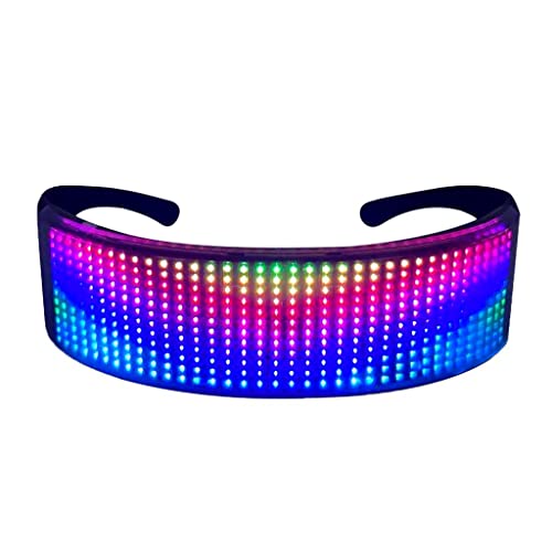 Óculos LED para Raves, Festas, Diversão, Festas, Esportes, Aniversário, Trajes, piscando-Exibição de