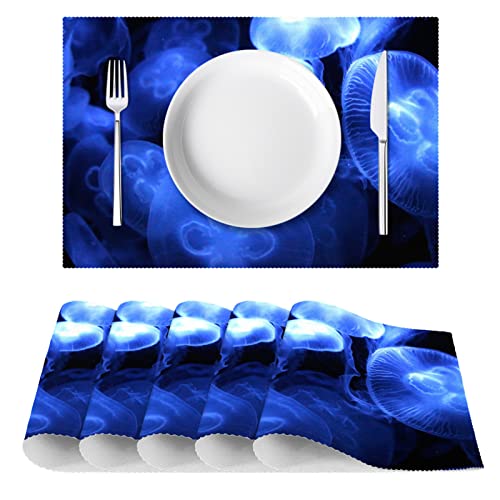 Set de table méduse antidérapant pour protéger la table des plats chauds - 3