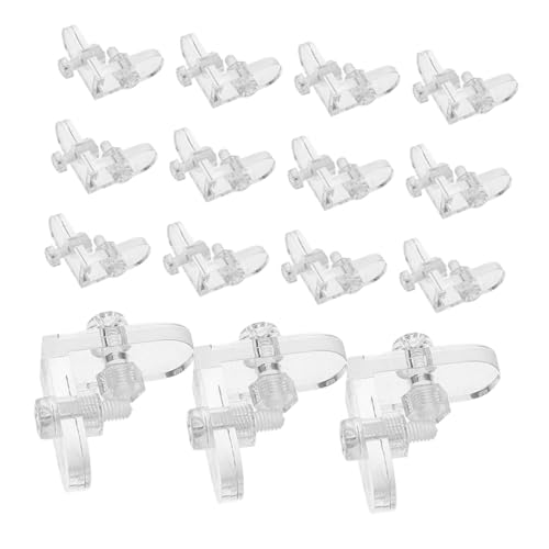 GOOHOCHY 15Pcs Clear Acrylic Corner Transparent Corner for Display Box Reinforcement for DIY Crafts and Storage Case Assembly