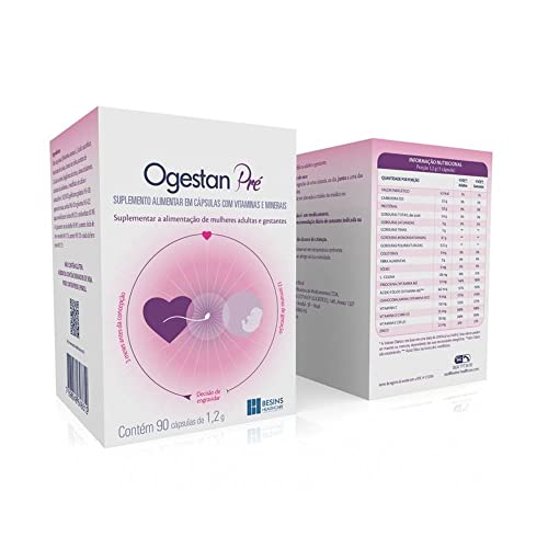 Ogestan Pré Suplemento Para Gestantes c/90 Cápsulas