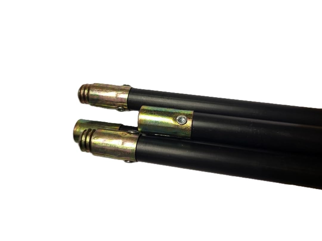 Equip247uk Drain Rods 4 Piece Set - 4 x 910mm Drain Rod Extension Set, Black - Image 4