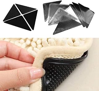 Grippers for Mats on Carpet,Grippers for Mats on Carpet grippers for Rugs on Top of Carpet Corner Rug Grippers for Hardwood Floors Furniture Electrical 24 Pcs