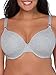 Fruit of The Loom Womens T-Shirt Bra, Desert Dusk/Grey Heather/Olive, 40DDD US