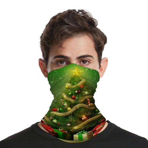 Bufanda Cuello para Mujeres y Hombres Árboles de Navidad Bandana Balaclava Máscara Facial Elástica Pañuelo para Rostro Cortaviento Enfriante y Transpirable para Ciclismo y Deportes al Aire Libre miniatura 4