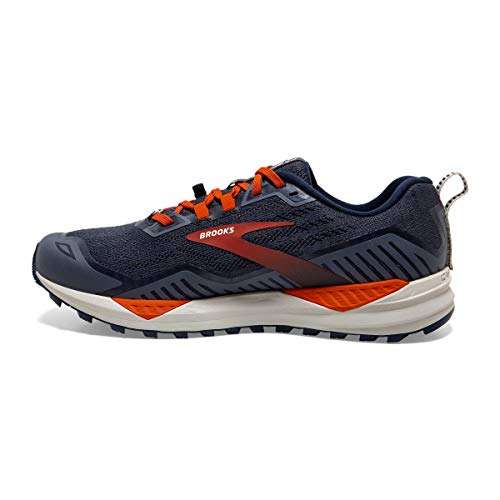 Brooks Men's Low-Top Running Shoe, Navy Orange Pelican, 83