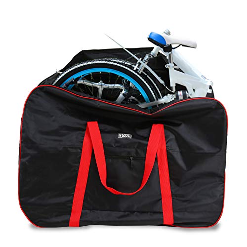 BAIGIO Bolsa Transporte Bicicleta Plegable, Bolsa de Almacenamiento de Bici Bolsa para el Manillar Bolso Plegable para el Envío de Viajes Aéreos, 14 Pulgadas hasta 20 Pulgadas