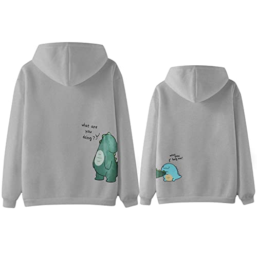 Sudaderas de dinosaurio para parejas en paseos y citas