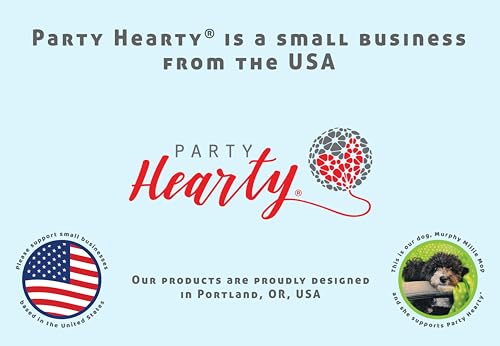 Party Hearty Baby Shower Games for Boy, Don't Say Baby Game,1 Sign and 50 Mini Blue Clothespins, Shower Game Ideas