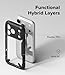 Ringke Fusion-X for iPhone 17 Pro Max Case [Precise Cutouts for Camera Lenses] Augmented Bumper Heavy Duty Shockproof Protective Cover - Black