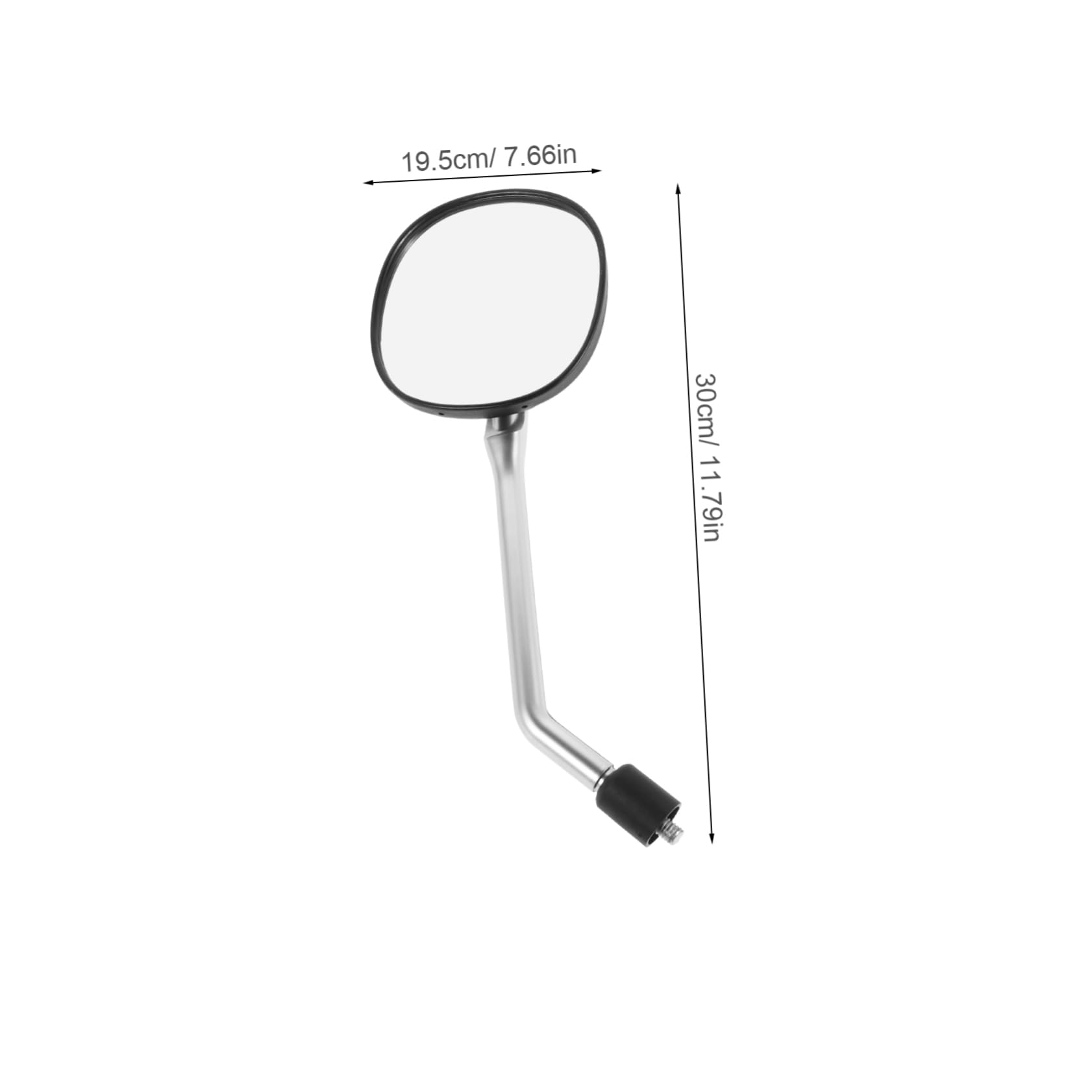 SOLUSTRE Specchietto Retrovisore per Bici Elettrica e Scooter in Abs, Facile da Installare, Design Elegante e Versatile, per Sostituzione Manubrio