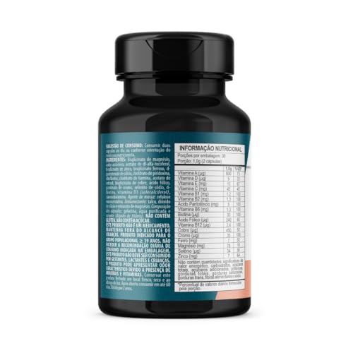 MULTIVITAMINICO PELE UNHA E CABELO 60 CÁPSULAS – NUTRASIX