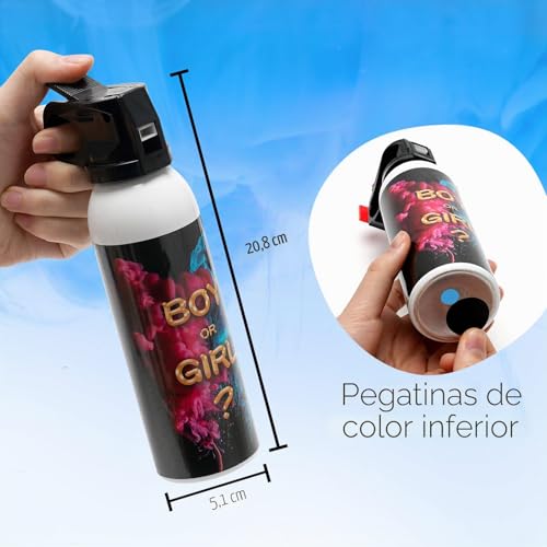 Miniatura 4 de 2 Piezas Azul Set Cañones De Humo De Revelación De Género, Confeti Cañon Con Bengalas De Humo De Colores 100 Biodegradable Para Humo Revelacion De Genero Para Niño O Niña, Bodas Y Cumpleaños