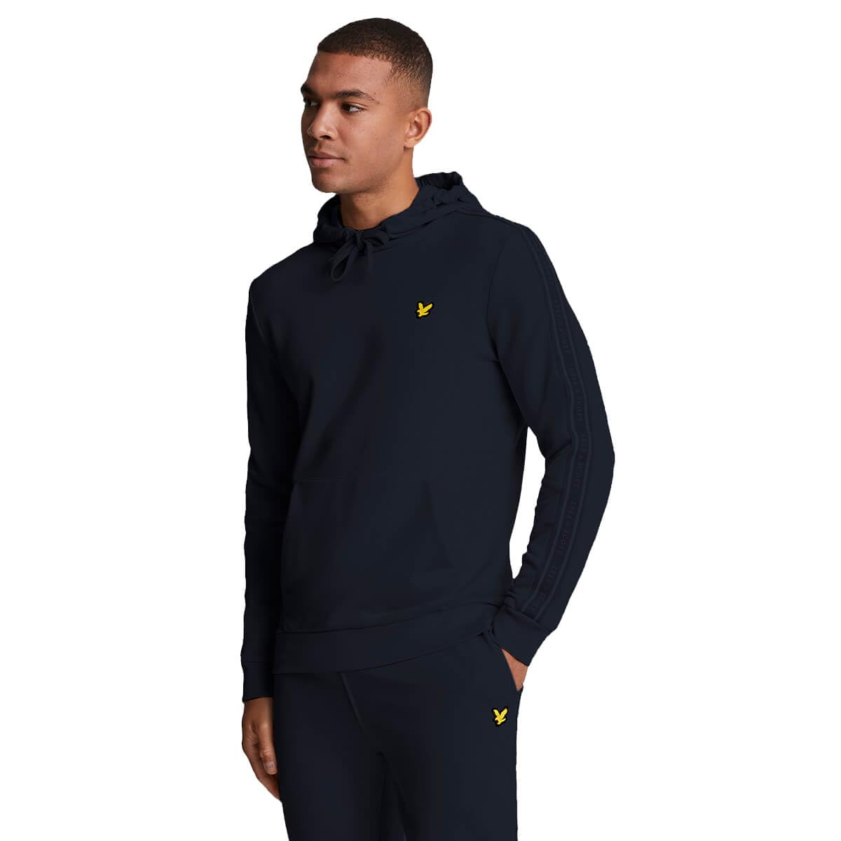 Pull à capuche Lyle & Scott pour homme avec cordon réglable