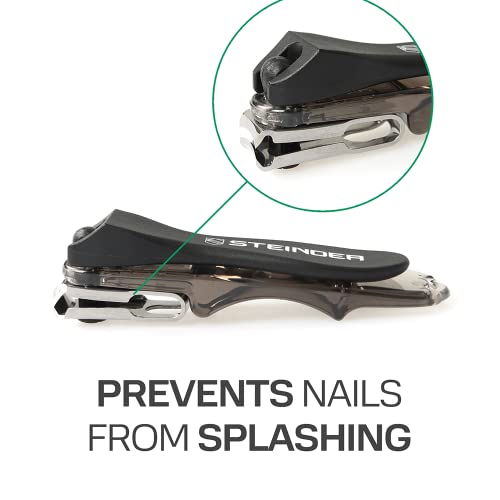 Image of Steinder Nail Clipper SET-360 Degree Rotary (Made in Korea) Stainless Steel Fingernail Toenail Clipper & Nail Clipper for men senior for easy cutting Premium Clippers