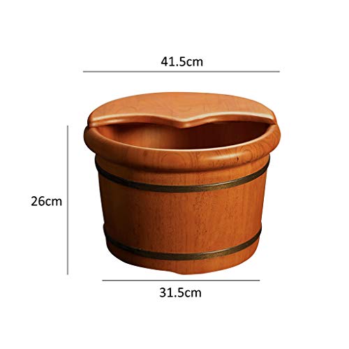 Cubeta de masaje para pies BABYCE de madera maciza miniatura 2