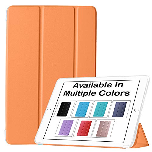 Image of DuraSafe Cases for iPad 8.3 Inch Mini 6th [ Mini 2021 6 Gen ] A2567 A2568 A2569 MK7M3HN /A MLWL3HN /A MK7R3HN /A MK7P3HN /A MLWR3HN /A MK7X3HN /A MK7V3HN /A MK893HN /A MK8E3HN /A Smart Flip Case - Orange