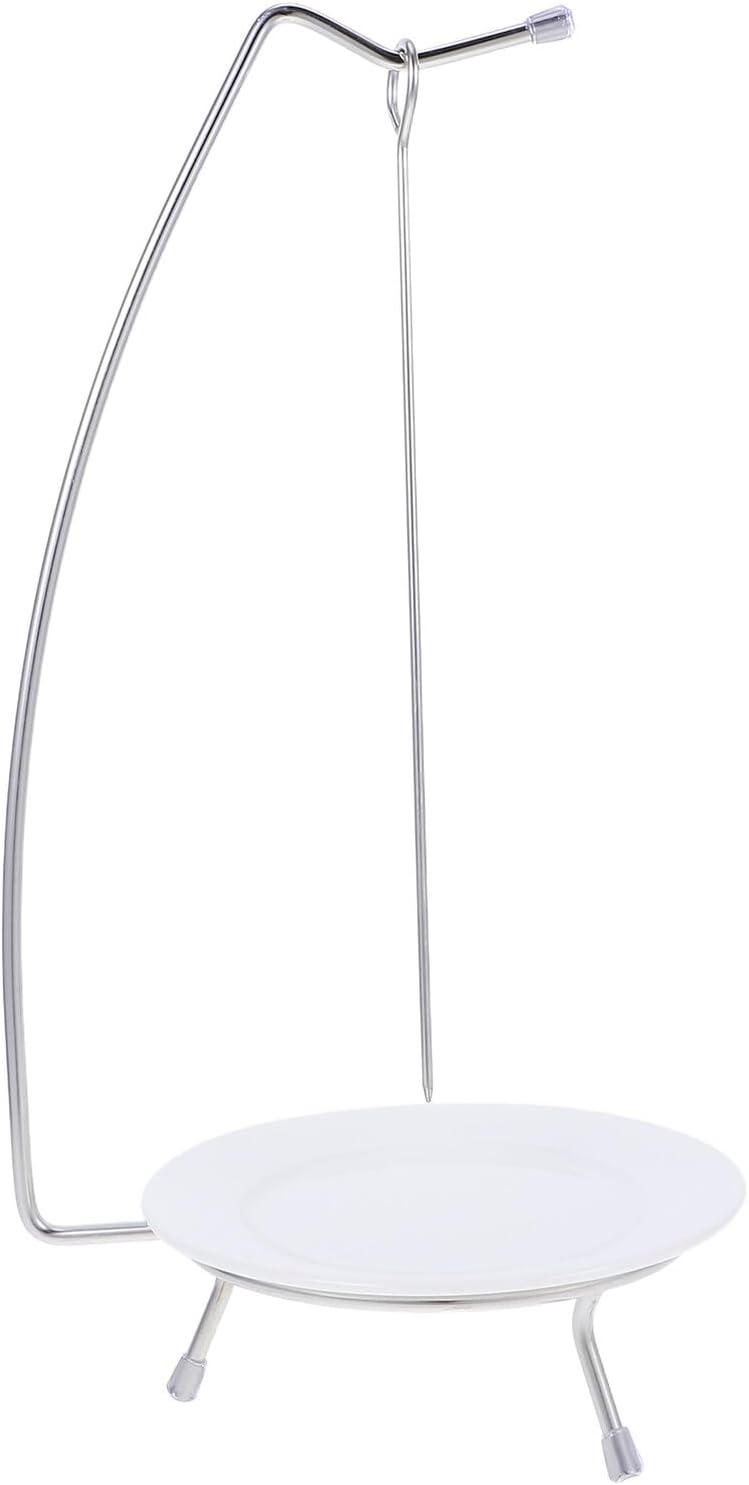 Stainless Steel Barbecue Skewers with Holder High-temperature Resistant Grilling Skewers for Outdoor Bbq Camping Hiking Non-slip Handle Bbq Accessory for Meat Veggies and Kabobs