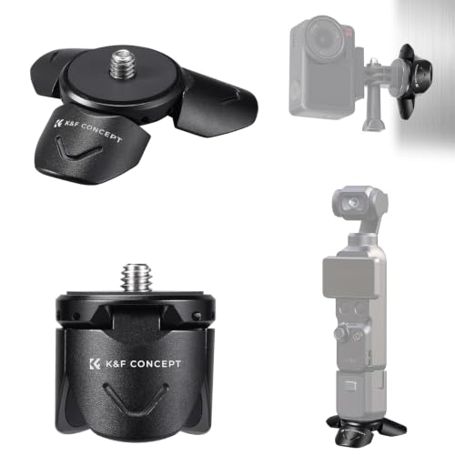 K&F CONCEPT 1/4" Mini Magnetic Tripod Compatible with DJI Pocket 4P/4/3