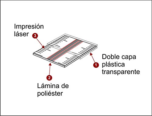 3 Stück Rissmonitor-Set gerade/winklig/Rotation, 2D-Messung, Auflösung 0,1 mm, inkl. QR-Code und mobiler App zur Risskontrolle