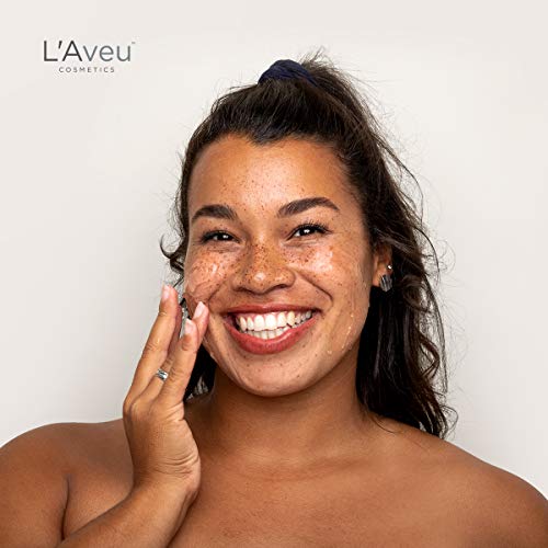 L'aveu Facial Exfoliating Gel - Cleansing Exfoliant Solution With Green Tea, Witch Hazel, Dead Sea Minerals - Gentle & Natural Face Exfoliator For Clean Skin & Dead Skin Removal - Made In Israel, 1.7Oz #TOP3