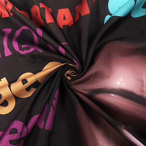 Chloroplastid Afro African American Shower Curtains, Inspirational Quote You Are Words Black Girl Shower Curtain, Watercolor Drips Slip Dress Necklace Bathroom Curtain, 72X72 In With 12 Hooks #TOP5