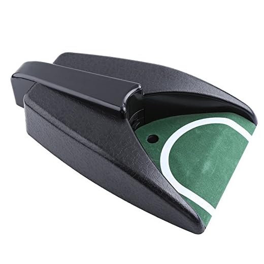 Automatic Putting Cup Putting Hole Auto Return Ball Practice Return Machine Trainer Training Aid for Indoor Outdoor Office Garden Yard Practice - 31 x 17 x 8 cm