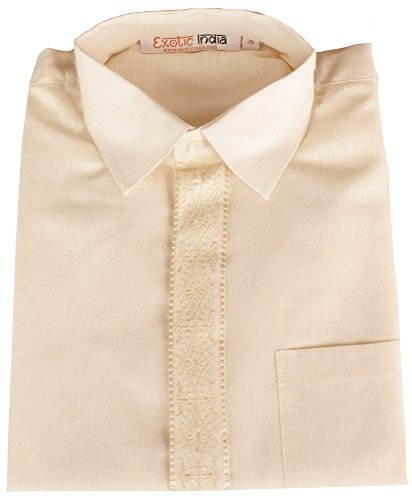 Image of Exotic India Men's Cotton Kurta Pyjama