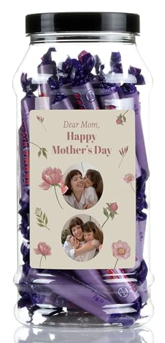 Mothers Day Parma Violets Sweet Gift Jar by Just Treats - Photo - Floral Hugs - J25