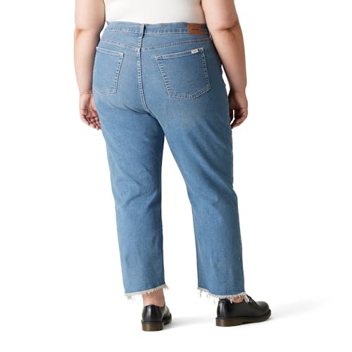 Levi Strauss Signature Women's Heritage High Rise Straight Jeans Stretch Denim (Also Available in Plus Size)3