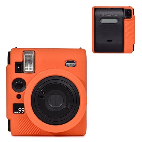Rieibi instax mini99 �P�[�X �A�`�F�L mini 99 �P�[�X �C���X�^�b�N�X�~�j99 �J�����J�o�[ �V���R���� �ی�J�o�[ - �I�����W