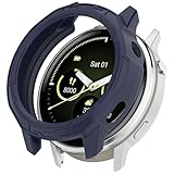 Custodia compatibile con Garmin Venu 4 41 mm pellicola protettiva protettiva protettiva in TPU flessibile per display Case antigraffio Cover protettiva per Garmin Venu 4 41 mm (blu scuro)