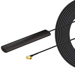 Bingfu DAB Car Aerial SMB Adhesive Mount Hidden Patch Antenna RG174 3M 9.8ft Coax Cable Compatible for DAB Tuner Radio Kenwood Pioneer Pure Highway Sony Alpine TechniSat Yamah JVC Head Unit