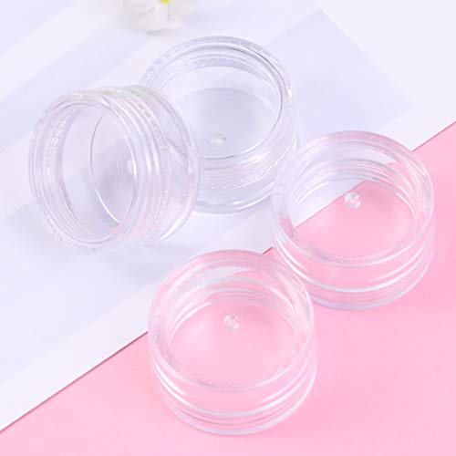 Beaupretty Caixa Creme Redonda 20 Unidas 5g Frasco Creme Frasco Separado Para CosméTicos Frasco Viag