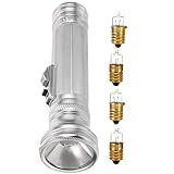 Lampada frontale da corsa: design utile, la torcia in metallo è facile da sostituire le batterie, comoda e pratica, piccola torcia portatile