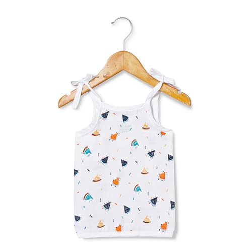 Image of The Boo Boo Club Safari Dreams: 100% Muslin Organic Cotton Animal Print Knot Jabla - A Multicolour Marvel for Your Toddler's Comfort and Style! | Set of 4|