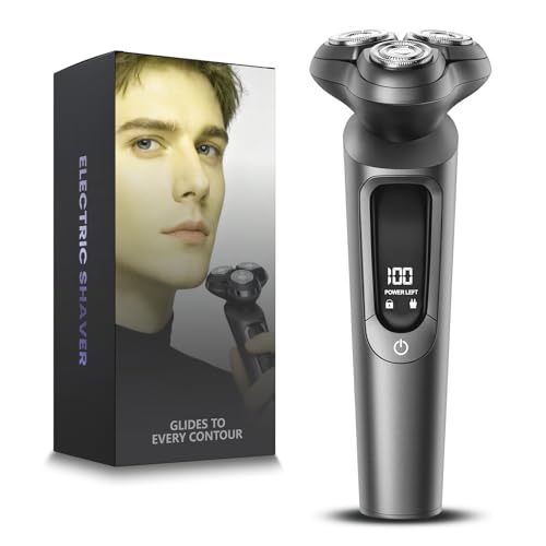 Image of Electric Razor for Men, 3D Flex Blades with Pop-Up Trimmer, Iris Gray