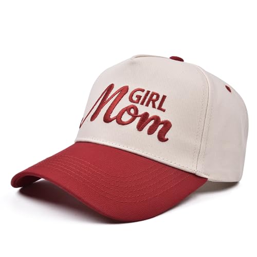 Image of Mommin Trucker Hat,Vintage Two-Tone Women's Baseball Cap with Mama Hat Mothers Day Great Gifts for Mom Wife Stepmom