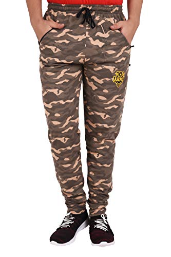 Image of Neo Garments Men's Cotton Solid Regular Fit Trackpants /Jogger /Trouser with Side Pockets