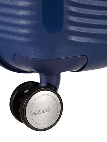 American Tourister Soundbox - Spinner L Erweiterbar Koffer, 77 cm, 97/110 L, Blau (Midnight Navy)