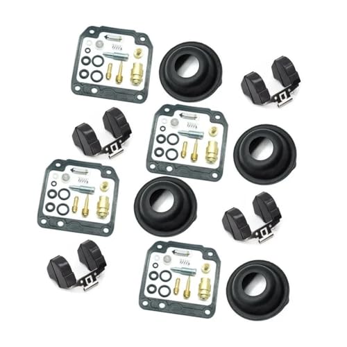 Kit de reparación de carburador XJ550 repuestos de juntas diafragma y flotador de moto