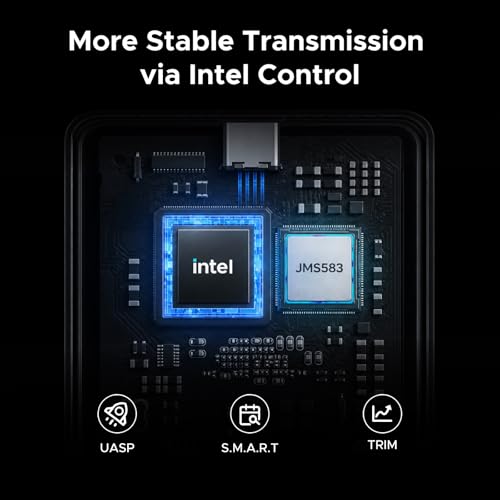 Image of UGREEN 80Gbps M.2 NVMe SSD Enclosure, Double-Sided Fin Heat Dissipation
